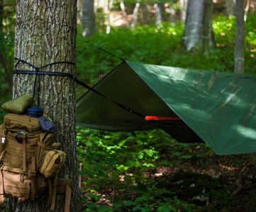 tarp camping hamac nature survie